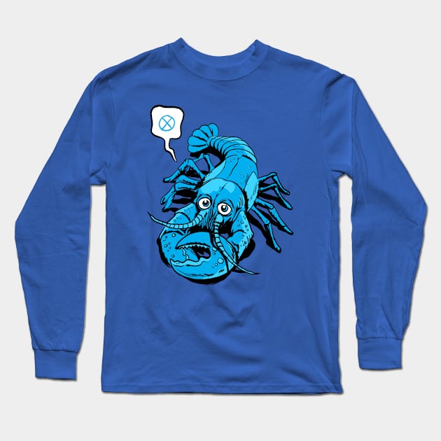 Don (The Cybernetic Mutant Lobster) Long Sleeve T-Shirt by dumb stuff, fun stuff